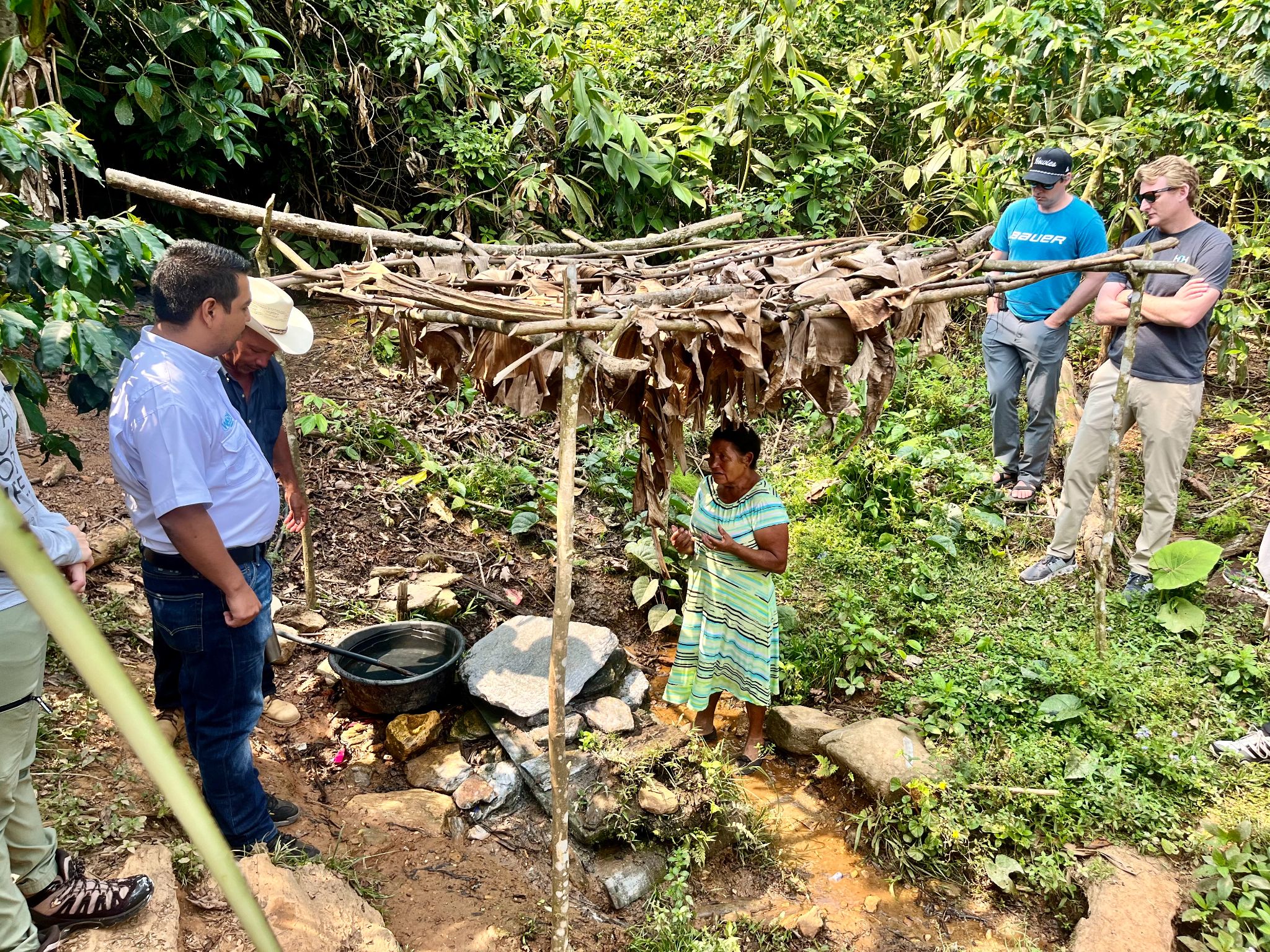 A clean-water project in Honduras, funded in partnership with World Vision